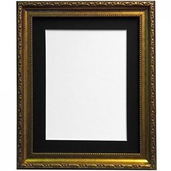 FRAMES BY POST AP-3025 Oro Marco de Fotos con Negro, Blanco, Marfil, Rosa o Azul Gris BuyBits, plástico, Negro, Marco 50,8 x 40,6 cm/Foto A3