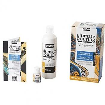 Medio de Vertido Ultimate Pébéo 500 ml - Pintura Satinada a Base de Agua