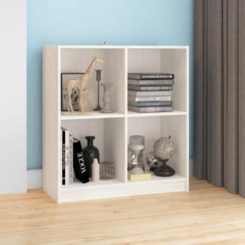 Aparador blanco de madera maciza de pino 70x33x76 cm