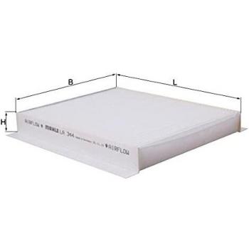 Mahle Siervo la 344 filtro, Interior de aire