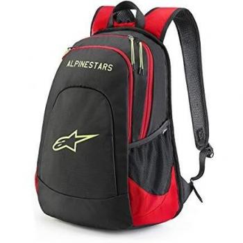 Alpinestars Defcon Mochila, Unisex Adulto, Negro/Red/Hi Vis Amarillo, OS