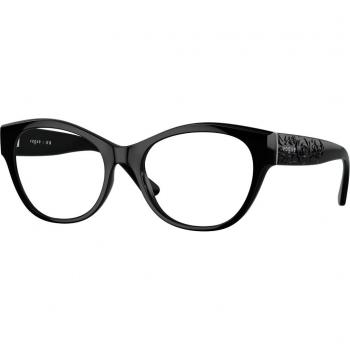 Vogue Eyewear VO5527 W44 Women's Geometric Black Eyeglasses