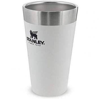Stanley Adventure Stacking Beer Pint, Unisex-Adult, Blanco Polar, 1 Unidad