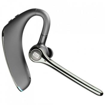 Auriculares Bluetooth CellularLine Fluent con micrófono, hasta 25 horas de batería, color plata