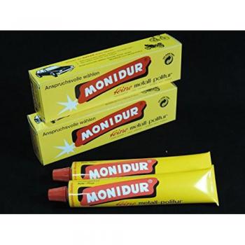 Monidur - Pasta de abrillantado para cromo y metal
