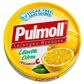 Caramelos Pulmoll de Limón Sin Azúcar con Vitamina C, 45g