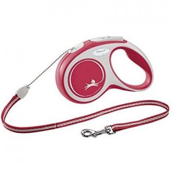 Flexi New Comfort Cord S 5m Red Retractable Dog Leash