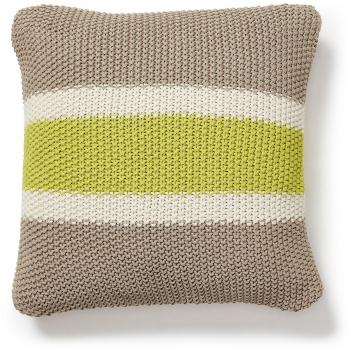 Kavehome Cojín Drop, 45x45 algodón verde