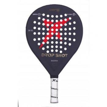 DROP SHOT Bazuka Pala Pádel, Unisex Adulto, Negro, 360-380 gr