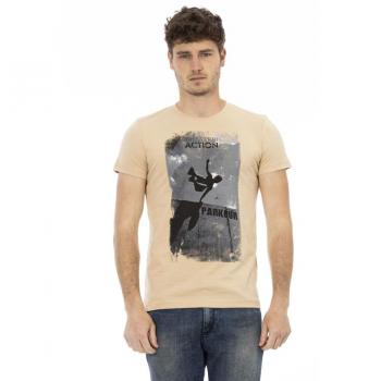 Trussardi Action Beige Cotton T-Shirt - M