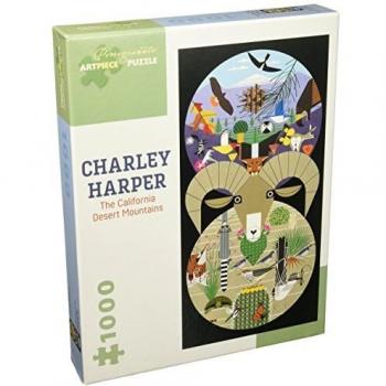 Charley Harper California Desert Mountains 1000-Piece Puzzle