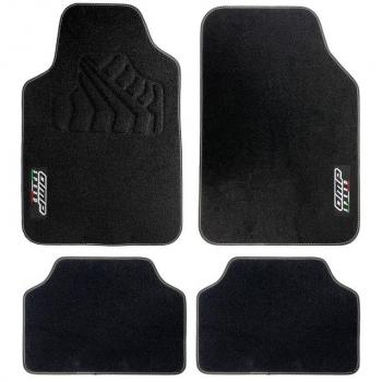 Juego de Alfombrillas para Coche x4 Color Negro OMP SPEED con Logo Bandera Italia