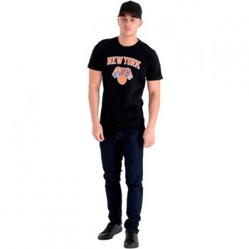 New Era NBA New York Knicks Men's Short Sleeve T-shirt Black
