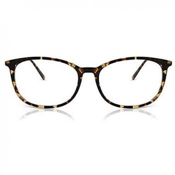 Oval Montura Completa Plástico Careyshell Gafas Recetadas para Mujer - Gafas Anti-Azules - SmartBuy Collection