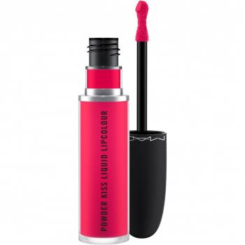 MAC Cosmetics Powder Kiss Liquid Lipcolour - Billion $ Smile - 5 ml - Liquid Matt Lipstick