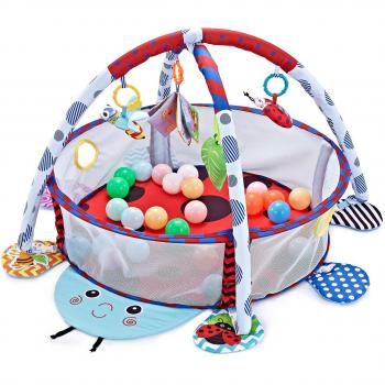 Manta de juego Kikka Boo con 30 bolas Ladybug