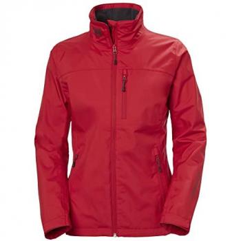 Chaqueta Mujer Helly Hansen Crew Midlayer - Cómoda, Resistente, Impermeable, Cortaviento, Transpirable, para Navegación, Color Rojo, Talla L