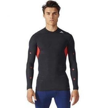adidas Tf Recovery Ls - Camiseta de manga larga para hombre, color negro, talla L