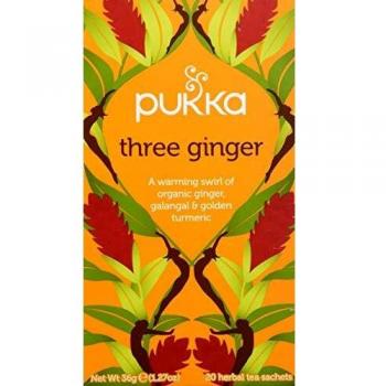 Infusión Tres Jengibres Orgánica 20 Bolsitas Pukka