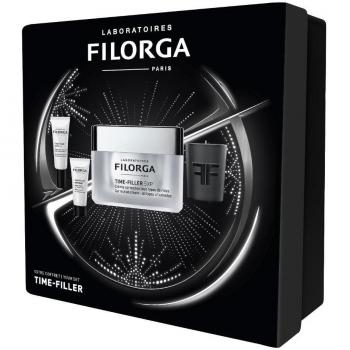 Filorga Time Filler 5XP Cofre Antiarrugas con Crema 50ml, Sérum 7ml, Eyes 4ml y Vela