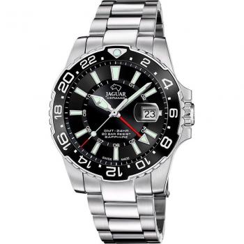 Reloj Jaguar Ceramic GMT Negro Para Hombre J1011/6