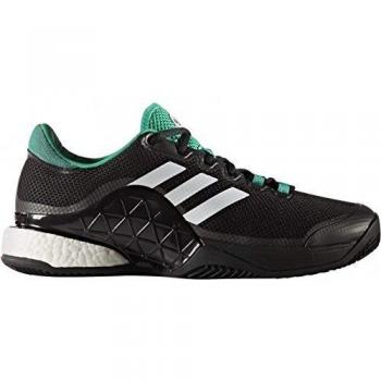 adidas Barricade 2017 Boost Clay, negro, 45 1/3-UK 10,5