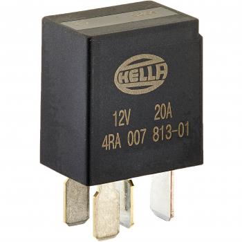 HELLA 4RA 933 766-111 Relé, corriente de trabajo - 12V - 4polos - Diagrama de circuito: S2 - Conector: C - Contacto de cierre - Color: negro - sin soporte