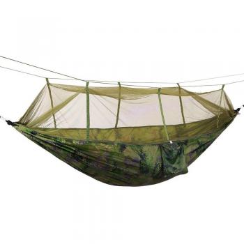 Outlife Hamaca Colgante Mosquitera de Una Persona Hamaca Portátil de Paracaídas para Viaje y Camping