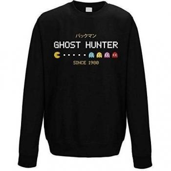 suÃ©ter de cuello redondo sudadera hombre Eighties ghost hunter S