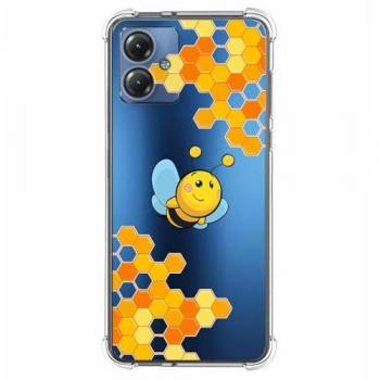 Funda Antigolpes de Silicona con Diseño de Abeja para Motorola Moto G54 5G