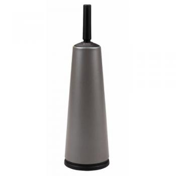 Brabantia 477324 - Portaescobillas WC, agarradera de plástico, Acero Inoxidable