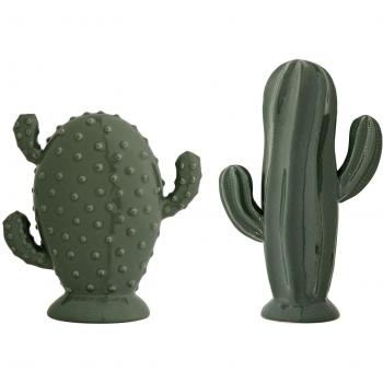 Bloomingville Juego de 2 cactus decorativos