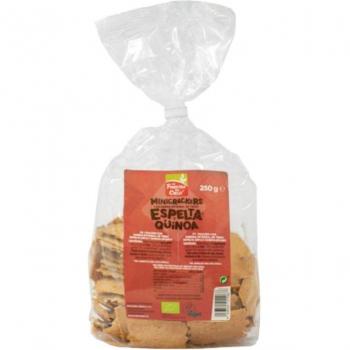 La Finestra sul Cielo Mini Crackers de Trigo Espelta Integral y Quinoa Orgánicos 250g