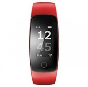 Pulsera Deportiva Sunstech Fitlifepro, Unisex Adulto, Bluetooth, GPS, Monitor de Ritmo Cardíaco y Calorías, Podómetro y Monitor de Sueño, Rojo