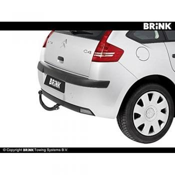 Enganche de remolque desmontable Brink 417900, con sistema de acoplamiento rápido, capacidad de carga máxima de 2.500 kg, compatible con vehículos específicos, incluye kit de instalación y cableado eléctrico