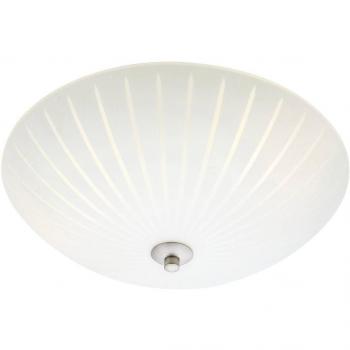Plafón de vidrio Markslöjd Cut, Ø 35 cm