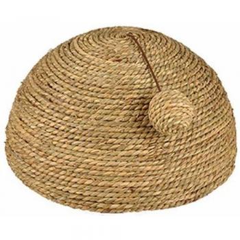 Rascador para Gatos en Forma de Domo de Algas Marinas 100% Beige - 29 x 29 x 15 cm