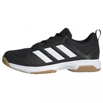 Zapatillas Indoor Unisex Adidas Ligra 7, Color Negro y Blanco, Talla 38 2/3 EU