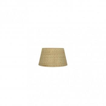 Pantalla Lámpara Conica Abierta Salma E27 Natural 15x12x13 cm - Estilo Natural