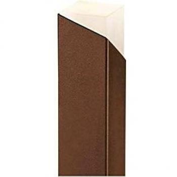 Baliza Aristide de Acero IP65 GU10 50W 400mm Marrón Óxido