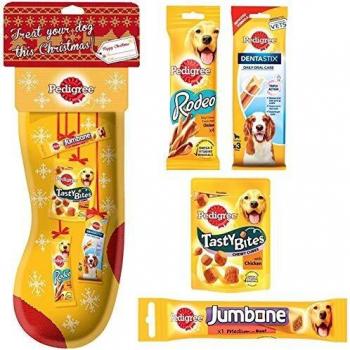 Calcetín de Navidad de Pedigree, para perro