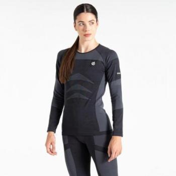 Dare 2b Women's Quick Drying In The Zone II Long Sleeve Tee Black, Size: M