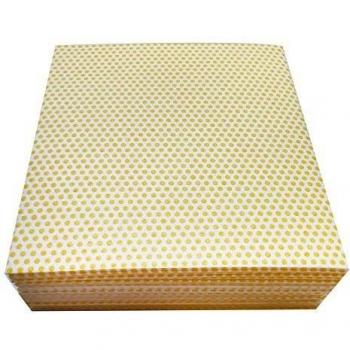 USY Wiper paños con látex de estructura granulada 35 x 38 cm Lunares Amarillo
