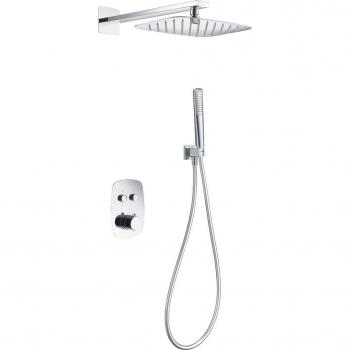 Conjunto de ducha termostático empotrado Hidra Imex