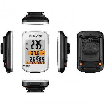 Bryton Computer GPS Rider One con sensor de cadencia, Blanco, ND
