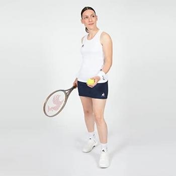 Camiseta Sin Mangas Le Coq Sportif Nº4 para Mujer, Blanca, Talla L