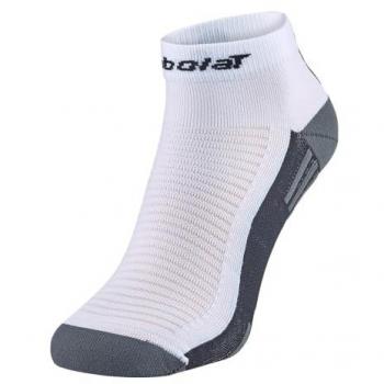 Calcetines Babolat 5UA1324P - Pista de Pádel - Absorbentes de Humedad en Blanco y Gris