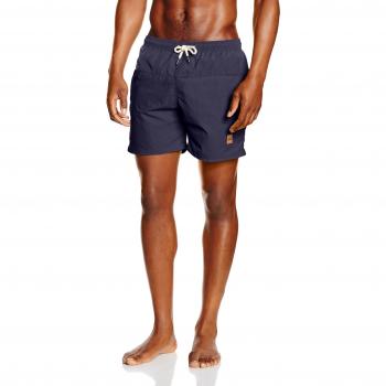 Urban Classics Men's Block Swim Shorts - Navy Blue - Sizes S to 3XL