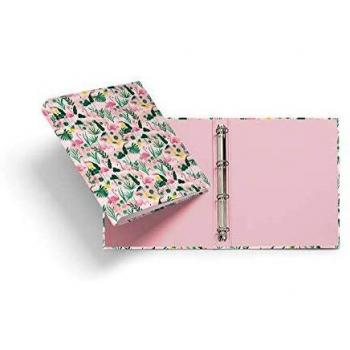 Miquelrius 14871 - Carpeta 4 Anillas 25 mm Flamingo