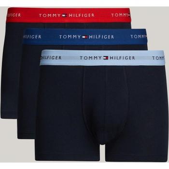 Pack 3 Bóxer Tommy Hilfiger Signature Trunk Negro Azul Rojo - Talla S